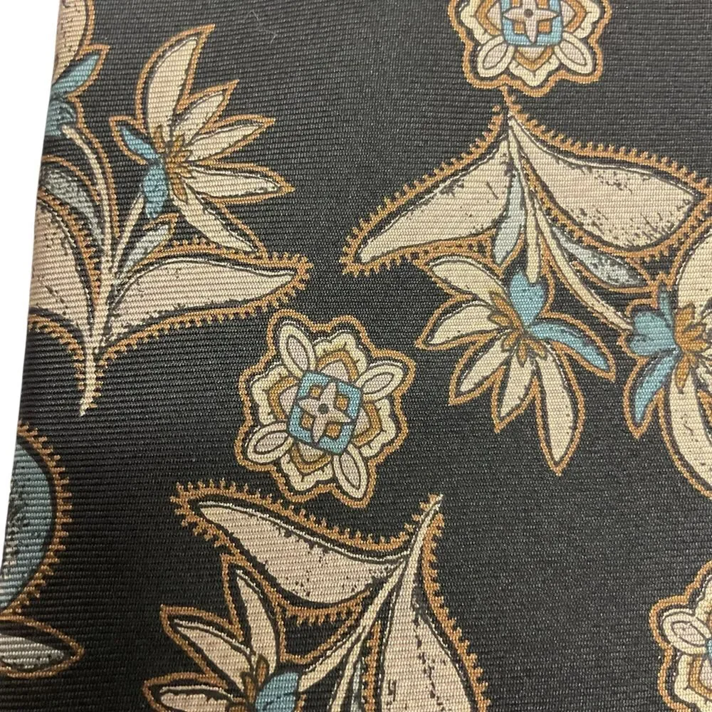 Pinnacle Men's Pure Silk Floral‎ Print Necktie Formal Business